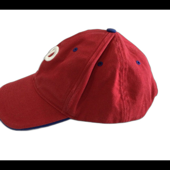 Fan Favorite Cap Hat Unisex Adjustable Strap Red Philadelphia Phillies - Picture 4 of 9